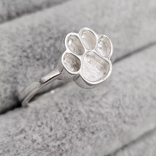 MEMORIAL PAW PRINT RING