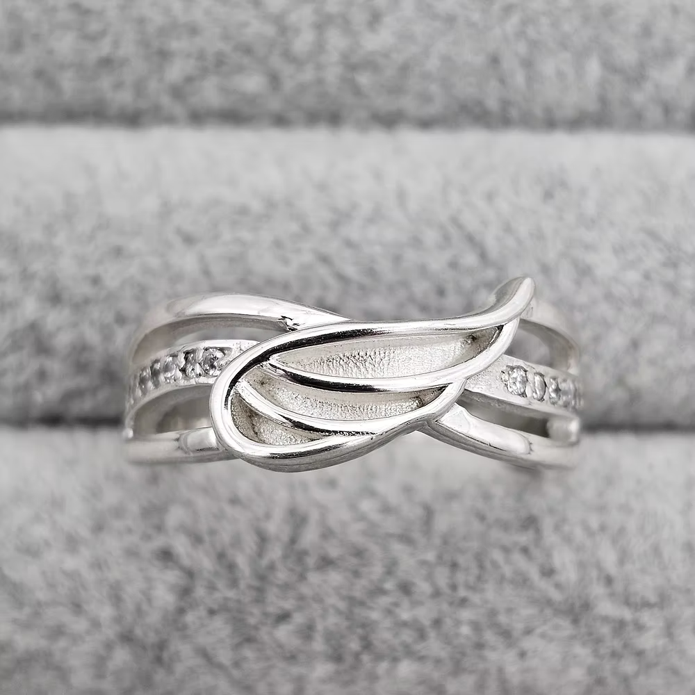 MEMORIAL ANGEL WINGS CZ RING