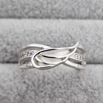 MEMORIAL ANGEL WINGS CZ RING
