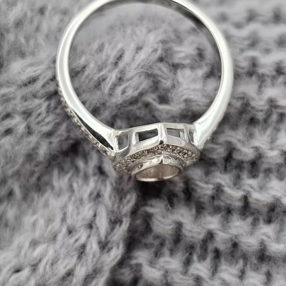 MEMORIAL CZ PEAR SHAPED RING