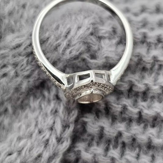 MEMORIAL CZ PEAR SHAPED RING