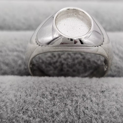 MEMORIAL MENS OVAL SIGNET RING