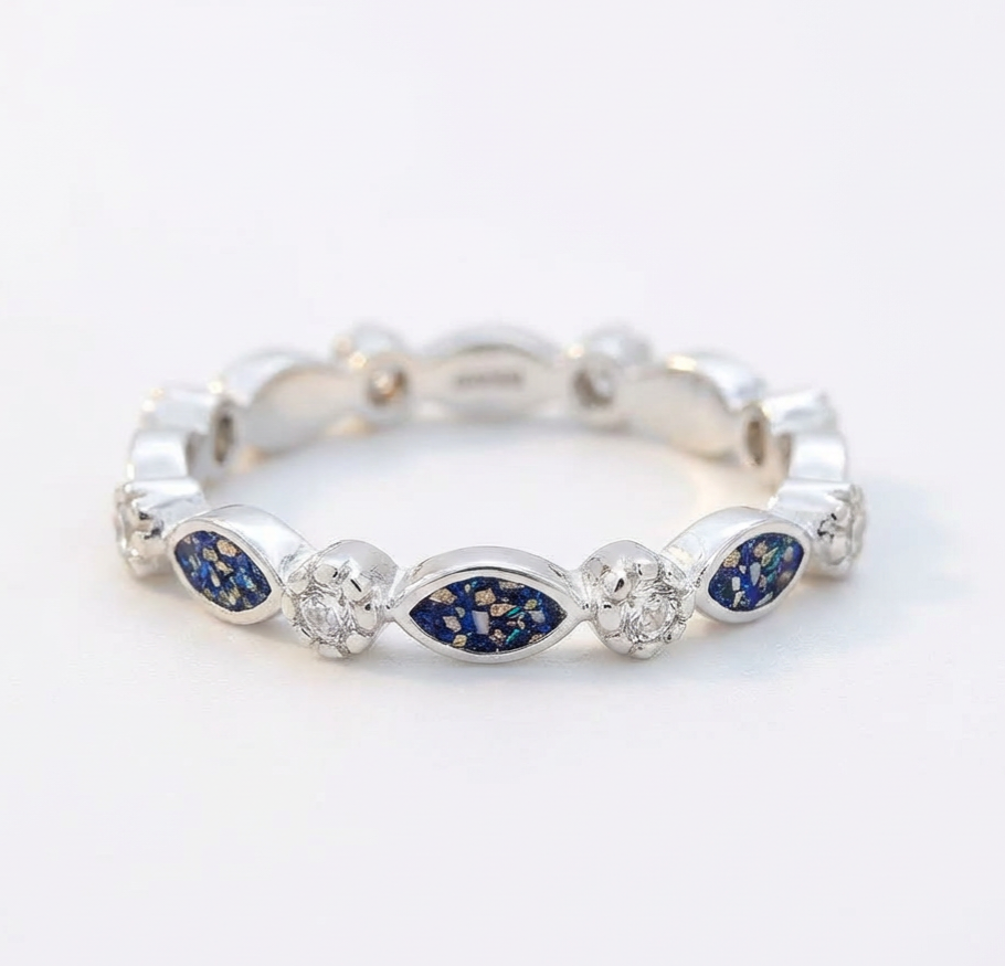 MEMORIAL FULL SMOOTH EDGE CZ MARQUISE RING