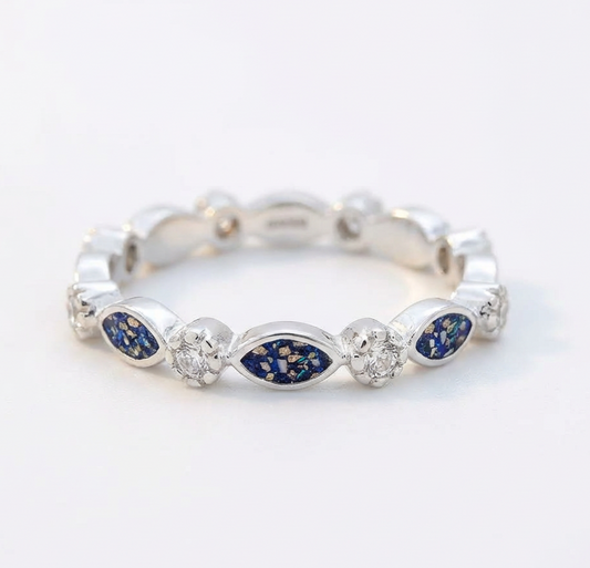 MEMORIAL FULL SMOOTH EDGE CZ MARQUISE RING