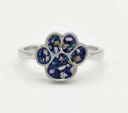 MEMORIAL PAW PRINT RING