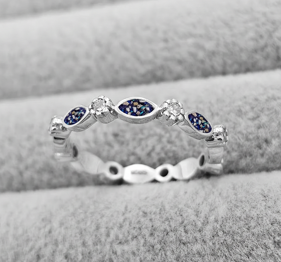 MEMORIAL FULL SMOOTH EDGE CZ MARQUISE RING