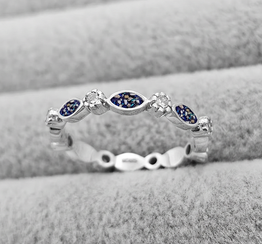 MEMORIAL FULL SMOOTH EDGE CZ MARQUISE RING
