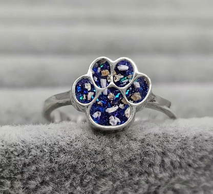 MEMORIAL PAW PRINT RING