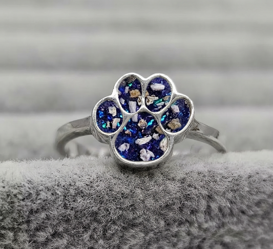 MEMORIAL PAW PRINT RING